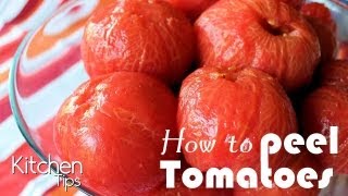 How to remove tomato skin