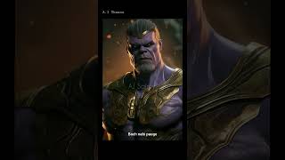 Thanos / A.i Thanos #ai #fanart #aiavatar #anime #animation #avengers #trending talking ai avatar