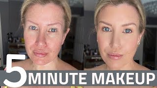 EASY 5 MINUTE EVERYDAY MAKEUP TUTORIAL | IN REAL TIME!