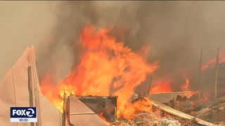 Fires at San Jose homeless encampment