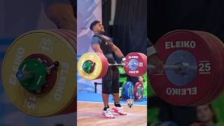 Keydomar Vallenilla  (89kg 🇻🇪) 212kg / 467lb Pan Am C\u0026J Record!#weightlifting #slowmotion