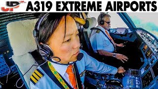Piloting an Airbus between 2 EXTREME AIRPORTS | Paro Bhutan to Kathmandu Nepal