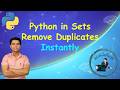 Python Sets Explained for AI Engineers | Remove Duplicates, Union, Intersection (Beginner Friendly)