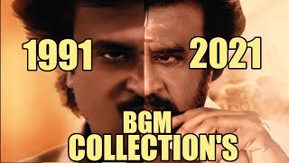 TOP MASS BGM'S COLLECTION'S OF SUPERSTAR  | 1991 TO 2021 | THE RAJINISM | RD EditZ