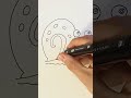 How to Draw Gary the Snail from SpongeBob SquarePants #spongebob #spongebobsquarepants #garythesnail