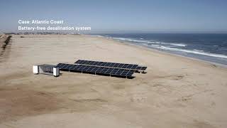 Solar desalination without energy storage. Clean water easily and sustainably in remote locations.