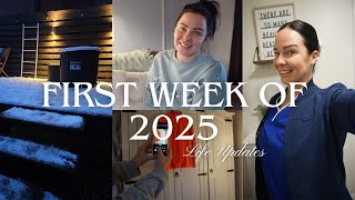 FIRST WEEK OF 2025 AS A NEW GRAD NURSE: Life updates, goals, plans, work, personal life