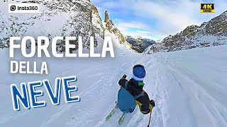 FORCELLA DELLA NEVE: scialpinismo nei Cadini di Misurina | DOLOMITI