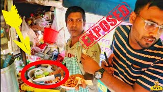 কলকাতার VIRAL কাঁচা কচু মাখা, ডাব মাখা  | Kacha Sobji Makha | কাঁচা সবজি মাখা | Arya TheBrownBoy |