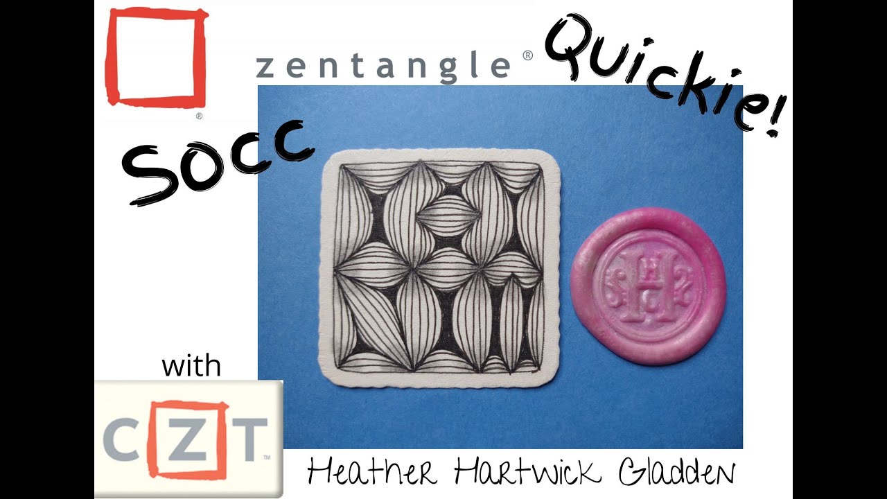 Socc Zentangle Quickie Youtube