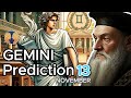 NOSTRADAMUS PROPHECY: GEMINI Nov 13 - DUAL DESTINIES COLLIDE! MIND-BENDING REVELATION! 🔮👥