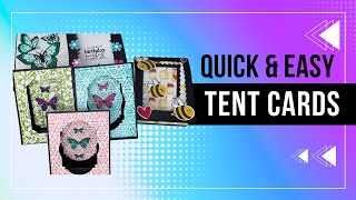 QUICK & EASY TENT CARD USING STAMPIN UP PRODUCTS & A GIVEAWAY