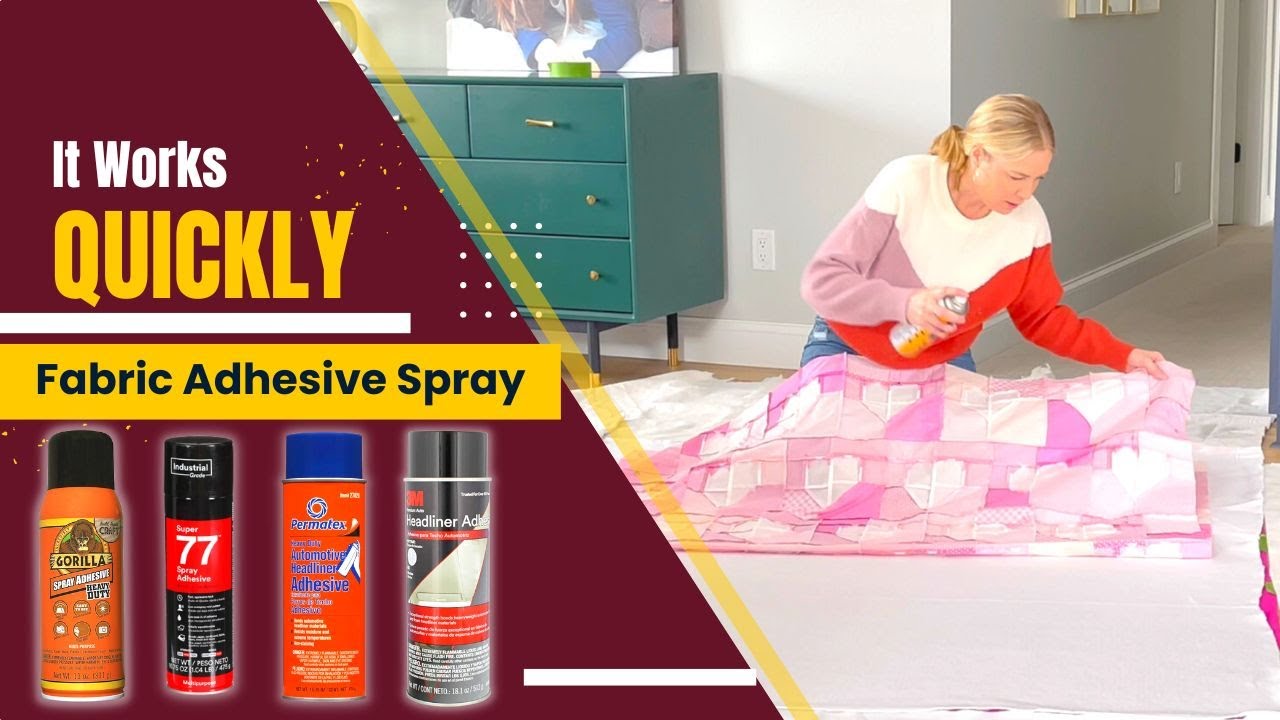 Best Powerful Fabric Adhesive Spray For Strength - YouTube