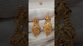 3 Gram Daily Wear Gold Earrings Design #tanishajewellers