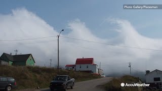 Dazzling Kevin-Helmholtz wave clouds explained by Reed Timmer