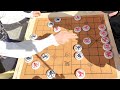 街头象棋，小伙挑战八妹，结果中了顺炮陷阱十三招！【象棋八妹】