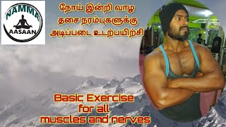 ஆரம்ப நிலை அடிப்படை யோகா உடற்பயிற்சி/ Yoga Basics/ basic warm-up asanas/ NAMMA AASAAN