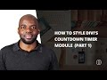 How to Style Divi’s Countdown Timer Module with Simple Elegance