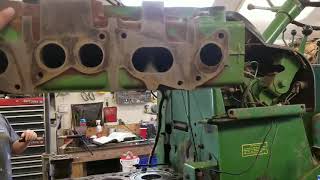 John deere 4020 overhaul part eight oil pump and head