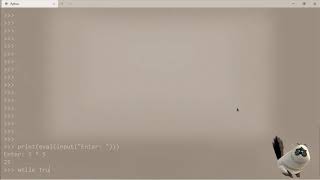 Python Command Line Calculator with JUST ONE LINE of Code