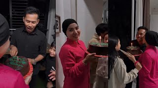 Watie Sambut Hari Jadi Shuib Bersama Anak-Anak,Sedih Tengok Riak Wajah Shuib