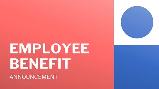 Employee Benefit Announcement Video Template (Editable)