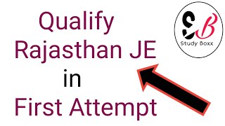 Qualify Rajasthan (rsmssb) JE in First Attempt | civil engineering | by study boxx