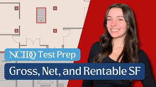 Square Footage EXPLAINED (Gross vs Net, Usable vs Rentable, BOMA) | NCIDQ Test Prep