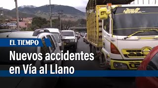 Trancones en Vía al Llano: Coviandina reporta nuevos accidentes | El Tiempo