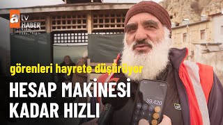 60 yaşındaki bakkal Mehmet Saltık saniyeler içinde hesap yapıyor - atv Ana Haber 9 Şubat 2025