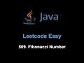 Leetcode 509. Fibonacci Number (Java)
