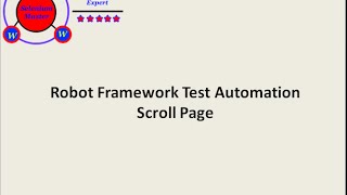 Robot Framework Scroll Page