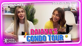 EMMA TIGLAO, NAGPA TOUR SA CONDO NI DAIANA MENEZES!