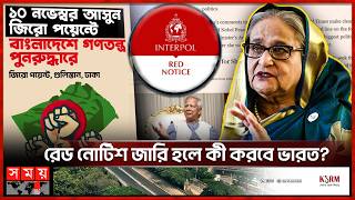 ইন্টারপোল কি পারবে শেখ হাসিনাকে ফেরাতে? | Sheikh Hasina | Interpol Red Notice | India | Somoy TV