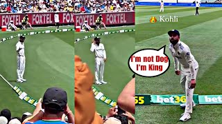 Virat Kohli's Reaction after Aussie Crowd calling him A White Dog | Ind vs Aus Test