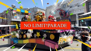 【4K】マリオ映画の感動を思い出すマリオフロート！NO LIMIT! パレード【USJ ユニバ ノーリミットパレード】