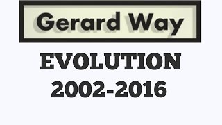 Gerard Way Evolution (2002-2016)