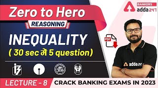 Inequality Reasoning Tricks | Adda247 Banking Classes | Lec #8