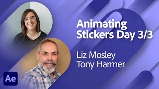 Animating Stickers in Adobe After Effects 3/3 with Tony Harmer