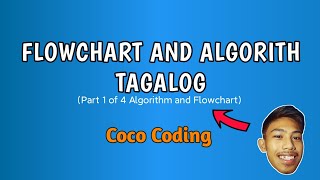 Learn Algorithm and Flowchart | TAGALOG | FILIPINO | Part 1 Algorithm and Flowchart