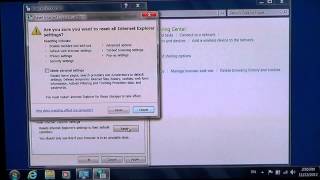 Windows 7 - How to fix and reset Internet explorer