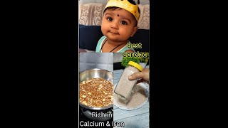 Homemade Ragi Cerelac for weight gain \u0026 bones strength | Ragi Recipe for 8+ Months Babies