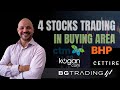 4 HIGH QUALITY STOCKS TRADING IN BUYING AREA, ALSO QUICK (ASX: ZIP) REVIEW - SHOULD WE BUY IT?