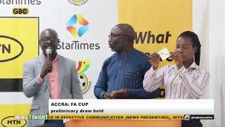 ACCRA: MTN FA CUP PRELIMINARY DRAW HELD