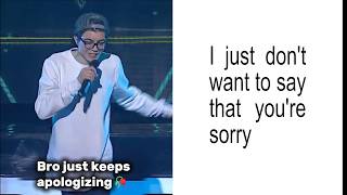 The Sorry Guy Meme Full Version Lyrics
