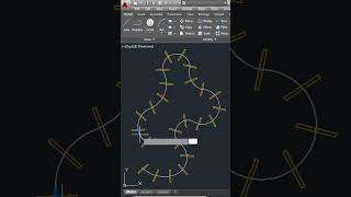 Array path in autocad #shorts