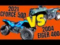 2021 CFMoto CForce 500 vs 2004 Suzuki Eiger 400 | Interesting Comparison