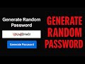 Making A Random Password Generator | JS Tutorial