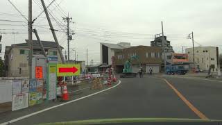 群馬県道75号伊勢崎停車場線 [ #伊勢崎市 1080p 車載動画ドライブ]：県道2号交点～伊勢崎駅南交差点