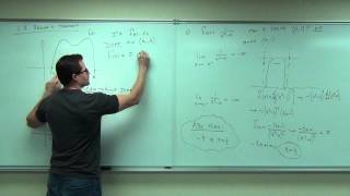 Calculus 1 Lecture 3.2:  A BRIEF Discussion of Rolle's Theorem and Mean-Value Theorem.